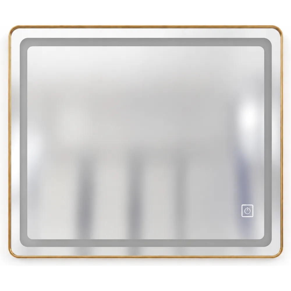LED oyna HAISHENG 80x60 981-2/9, sensorli, qora
