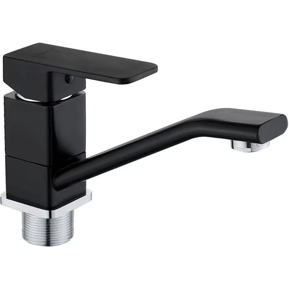 Смеситель с поворотным изливом KOLAG 1527-K05G-9, чёрный