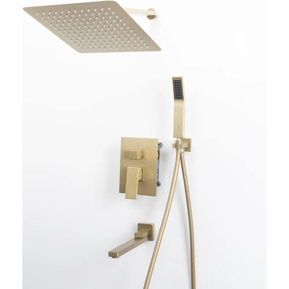 Devor ichiga dush smesiteli BOOU 6072NG-B, bronza