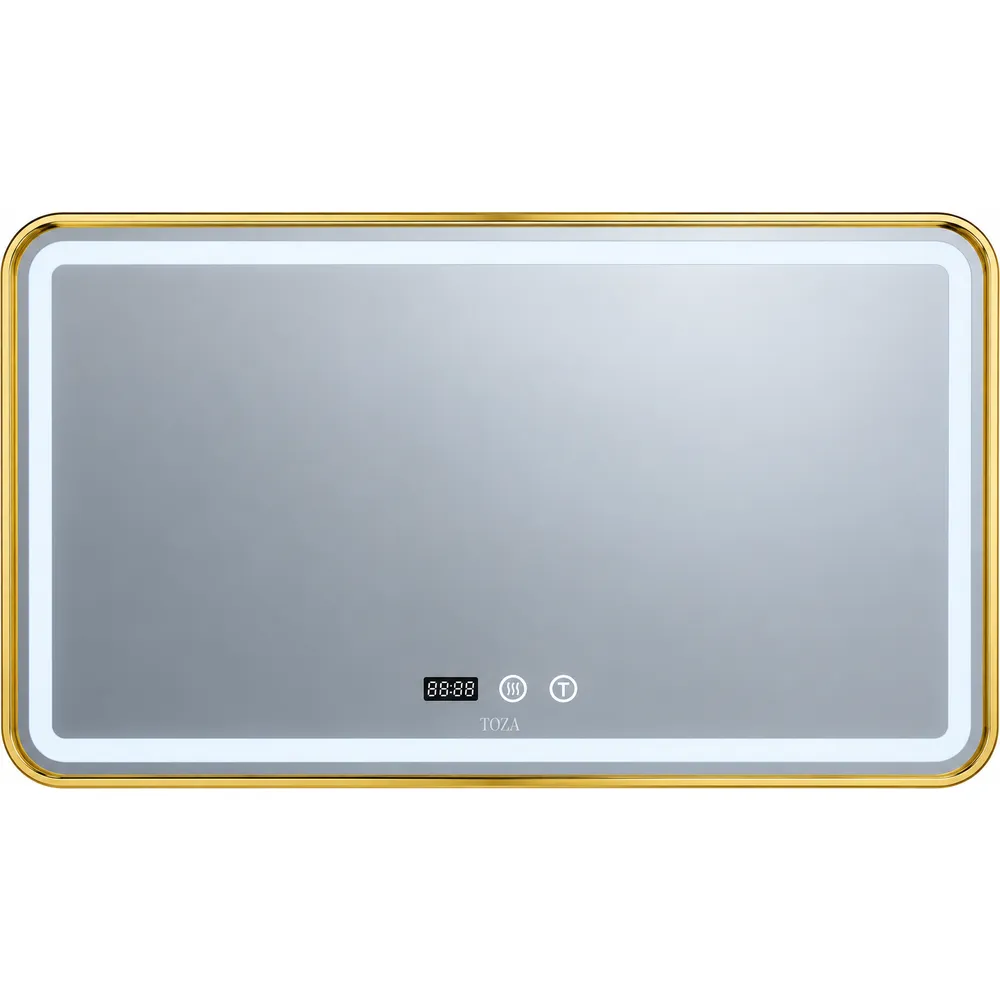LED oyna 80x60 TO-F600A3Y, gorizontal, oval, oltin