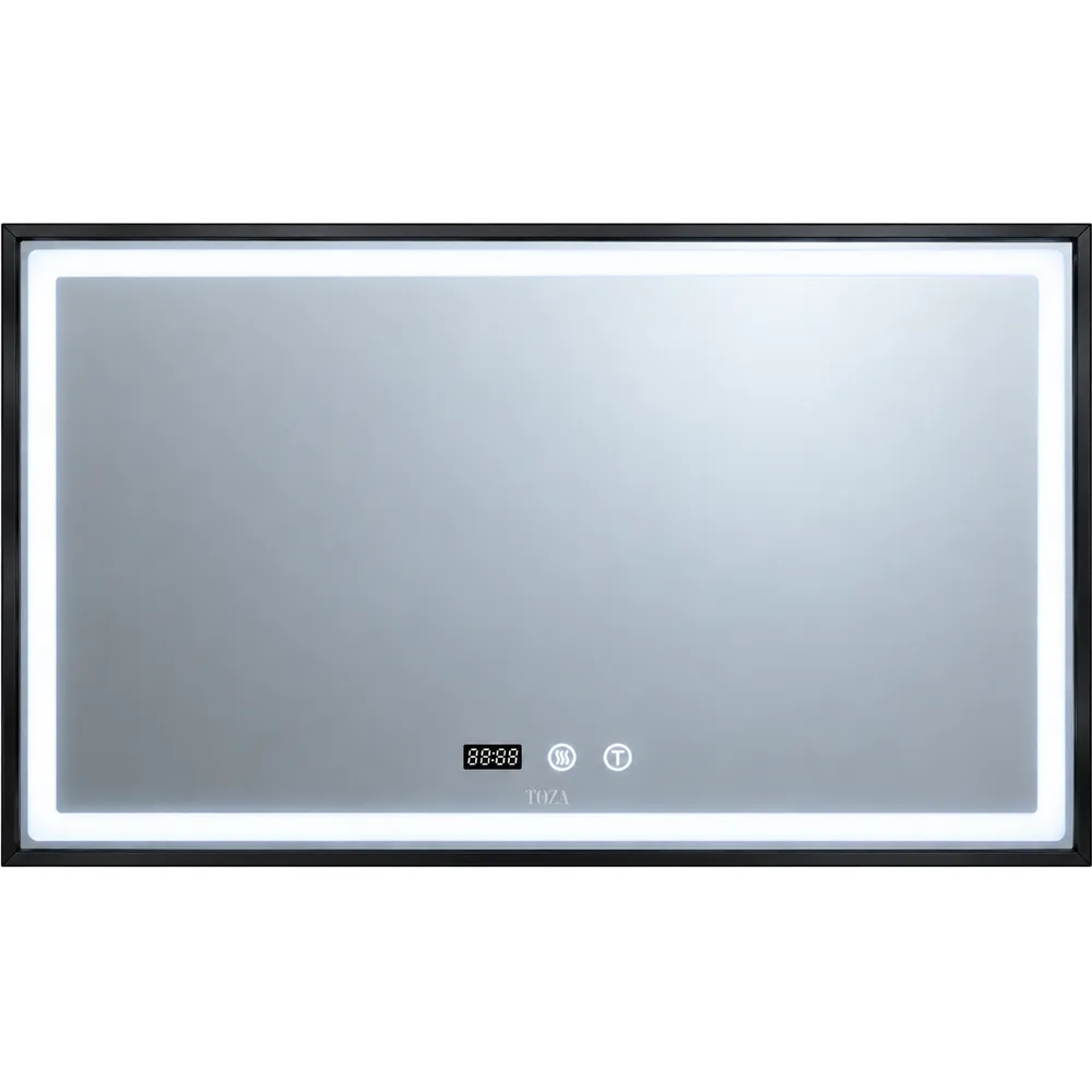 LED oyna 80x60 TO-F800A3B, gorizontal, kvadrat, qora